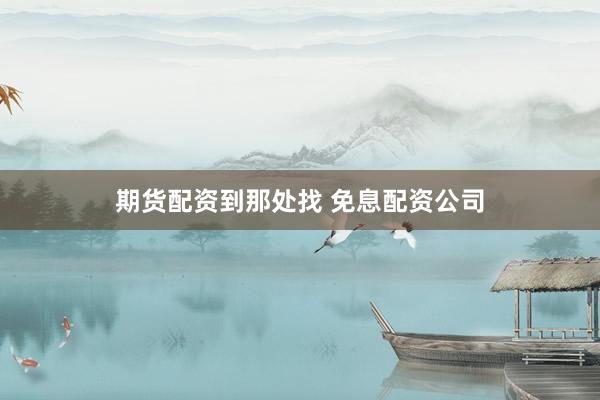 期货配资到那处找 免息配资公司