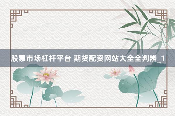 股票市场杠杆平台 期货配资网站大全全判辨_1