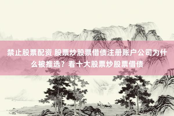 禁止股票配资 股票炒股票借债注册账户公司为什么被推选？看十大股票炒股票借债
